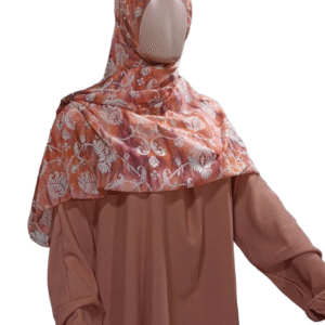 Abaya Aya avec tissus Rihanna crêpe