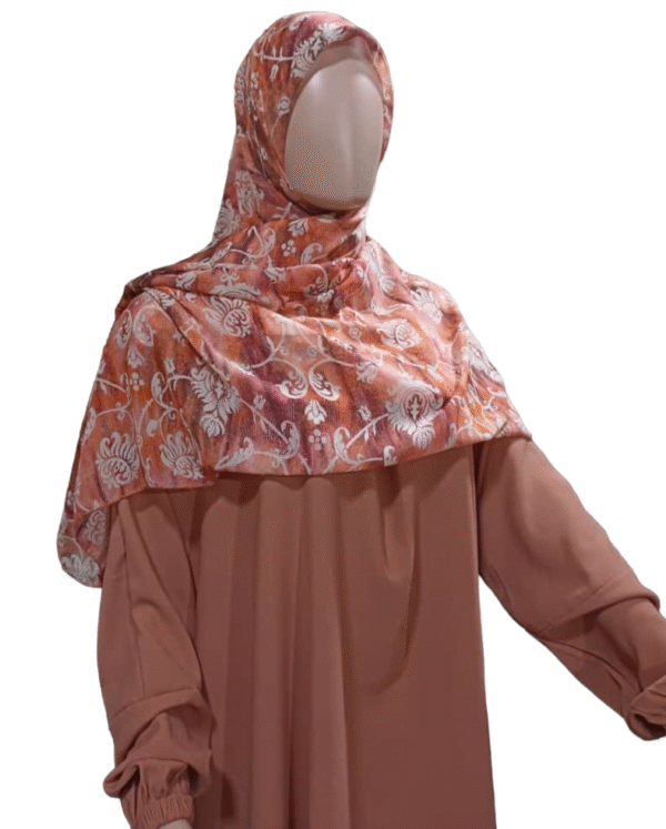 Abaya Aya avec tissus Rihanna crêpe